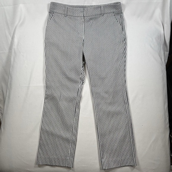 Ann Taylor Factory Women's Size 8 Striped Ankle Pants - Picture 1 of 6